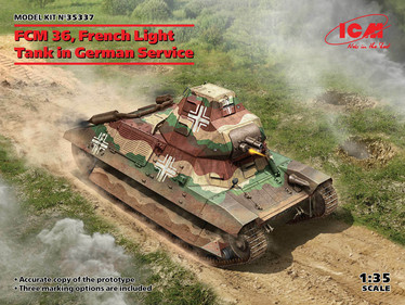 FCM 36  French Light Tank in German Service