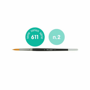 Premium Synthetic round 611 no. 2