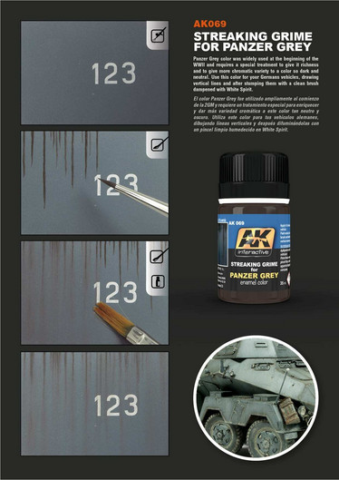 Streaking Grime for Panzer Grey