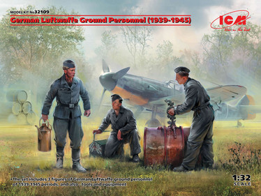 German Luftwaffe Ground Personnel (1939-1945) 3 figures