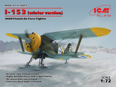 I-153 (winter version) WWII Finnish Air Force Fighter