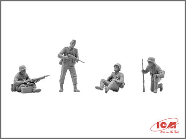 German Tank Riders (1942-1945) 4 figures