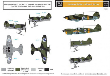 Captured Fighters in Finnish Service WW II