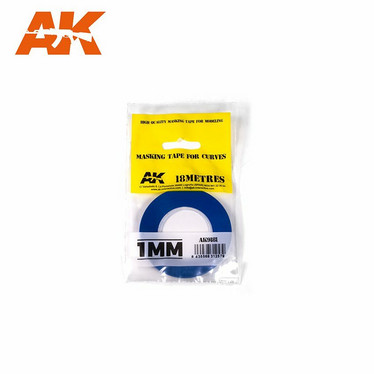 MASKING TAPE FOR CURVES 1MM