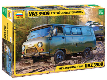 Russian Military Van UAZ 3909
