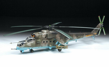 Soviet attack helicopter MI-35M Hind E