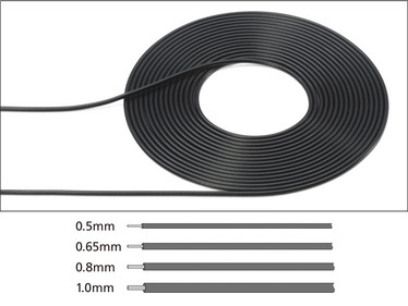 Cable (Outer Dia 0.65mm/Black)