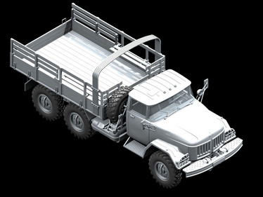 Zil-131 with Soviet motorized rifles