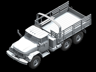 Zil-131 with Soviet motorized rifles