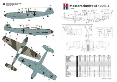 Messerschmitt Bf 109 E-3 1/32
