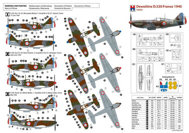 Dewoitine D.520 France 1940 1/72