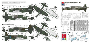 Dornier Do 335 A-1 Pfeil 1/72