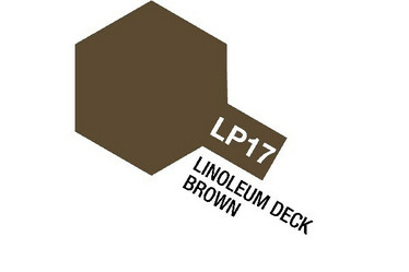 Tamiya Lacquer Paint LP-17 Linoleum Deck Brown (Flat)