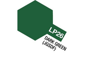 Tamiya Lacquer Paint LP-26 Dark Green (JGSDF) (Flat)
