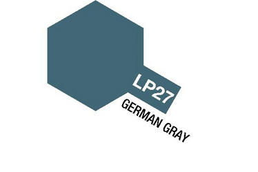 TAMIYA LACQUER PAINT LP-27 GERMAN GRAY (FLAT)