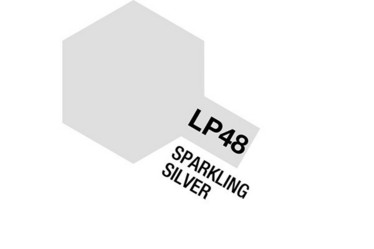 Tamiya Lacquer Paint LP-48 Sparkling Silver (Metallic Gloss)