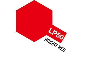 TAMIYA LACQUER PAINT LP-50 BRIGHT RED (GLOSS)