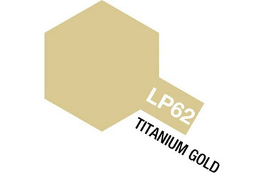 Tamiya Lacquer Paint LP-62 Titanium Gold (Metallic Gloss)