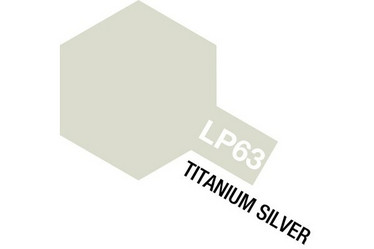 Tamiya Lacquer Paint LP-63 Titanium Silver (Metallic Gloss)