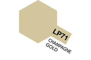 TAMIYA LACQUER PAINT LP-71 CHAMPAGNE GOLD (GLOSS)