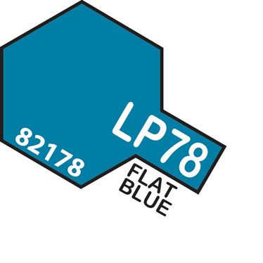 TAMIYA LACQUER PAINT LP-78 FLAT BLUE (FLAT)