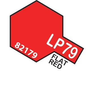 TAMIYA LACQUER PAINT LP-79 FLAT RED (FLAT)