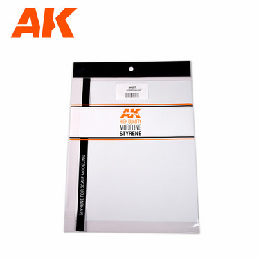 0.3mm thickness x 245 x 195mm – STYRENE SHEET – (3 units)