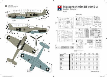 Messerschmitt Bf-109 E-3 Legion Condor