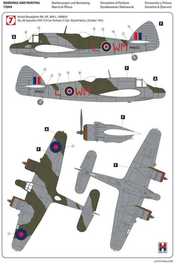 Bristol Beaufighter Mk.VIC (ITF)/VIF