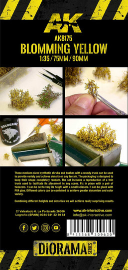 BLOMMING YELLOW SHRUBBERIES 1:35 / 75MM / 90MM