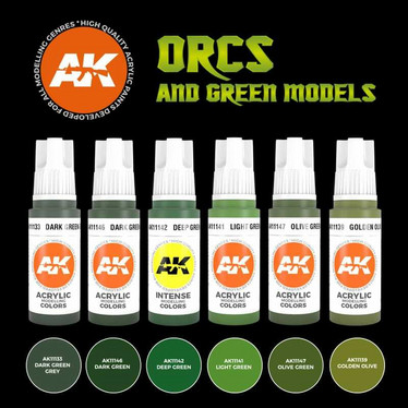 ORCS AND GREEN MODELS set