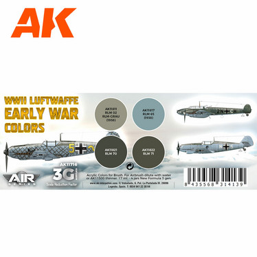 WWII Luftwaffe Early War Colors