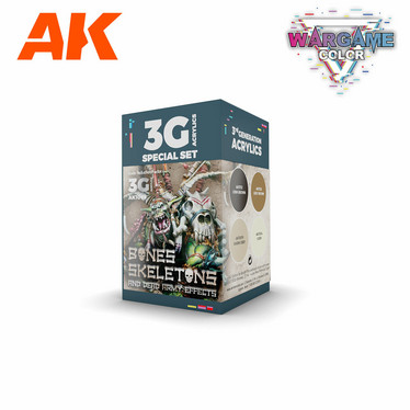 WARGAME COLOR SET. BONES AND SKELETONS