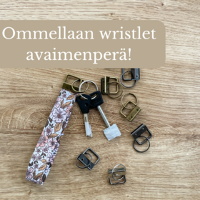 Wristlet avaimenperä ohje!