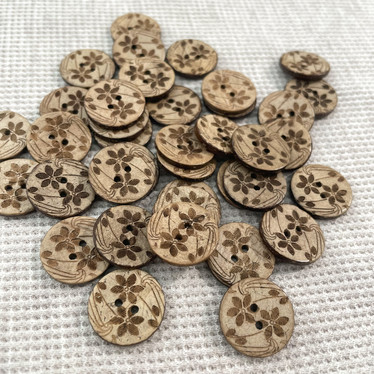 Kookosnappi 20mm, kukka