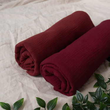 Double gauze: Tummanpunainen