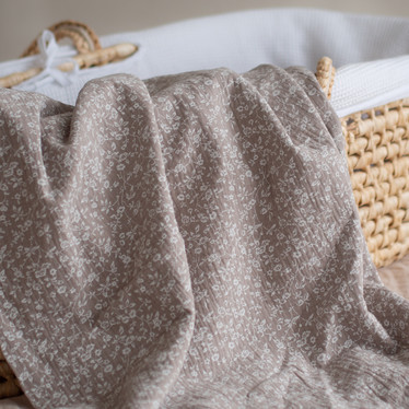Double gauze: Harsokukat, taupe