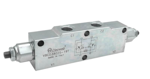 Kuormanlaskuventtiili VBCD 3/4