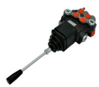 Joystick venttiili Q80 2 kaksitoimista karaa