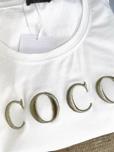 Coco T-paita, valkoinen/kulta