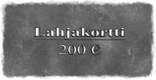 Lahjakortti 200€