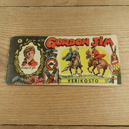 Sarjakuva, Gordon Jim, Verikosto, nro 1/1953