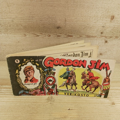 Sarjakuva, Gordon Jim, Verikosto, nro 1/1953