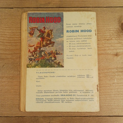 Sarjakuva, Robin Hood n:o 11/1960