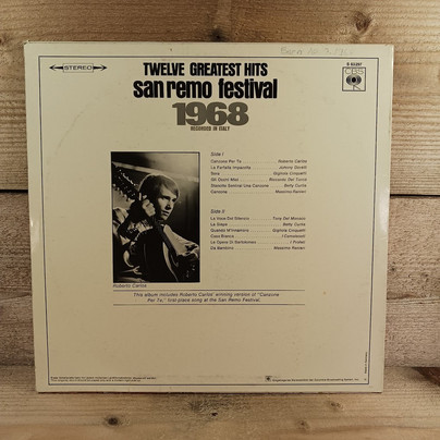 LP-levy, San Remo Festival 1968