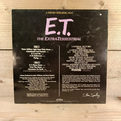 LP-levy, E.T., the Extra-Terrestrial