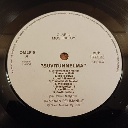 LP-levy, Kankaan Pelimannit