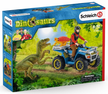 Schleich 41466 Pako velociraptorilta mönkijällä