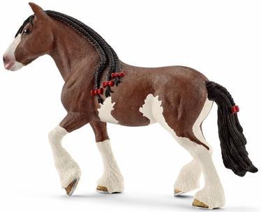 Schleich 13809 Clydesdalenhevonen, tamma