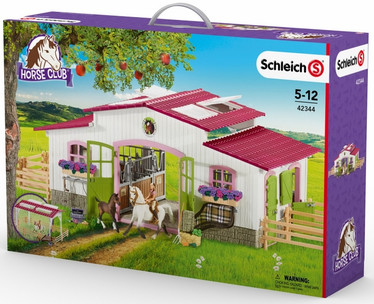 Schleich 42344 Hevostalli tarvikkeineen, valk. – 